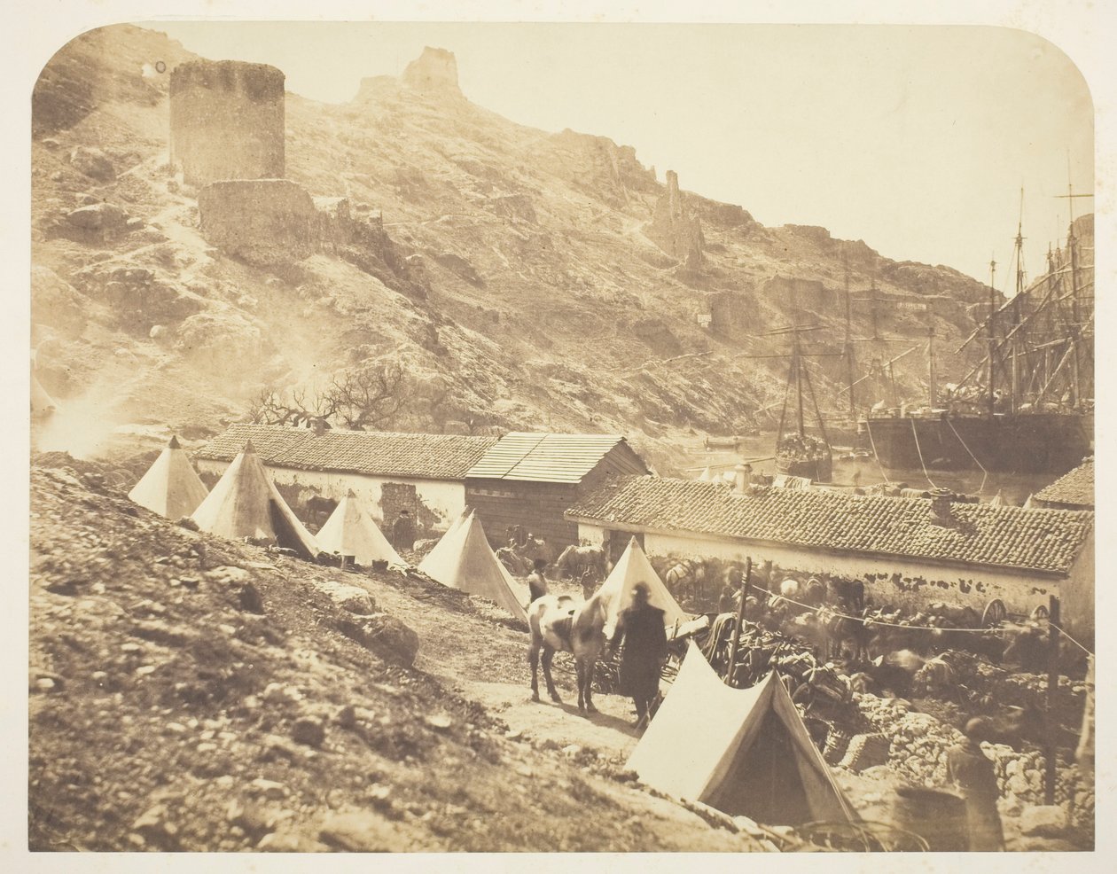 Castillo genovés de Balaklava de Roger Fenton