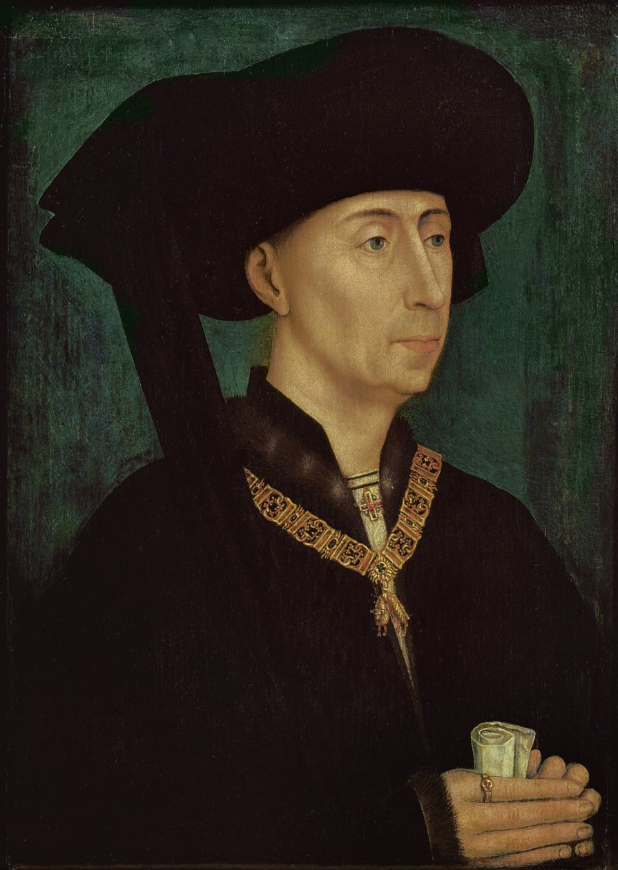 Felipe III (1396-1467) el Bueno, Duque de Borgoña, c.1445 de Rogier van der Weyden
