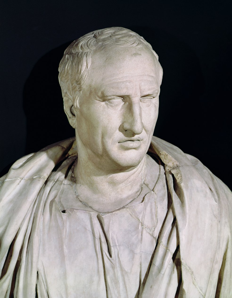 Busto de Marco Tulio Cicerón (detalle) de Roman