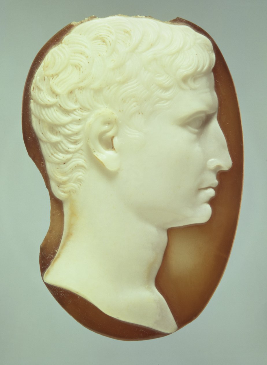 Camafeo que representa al Emperador Augusto de Roman