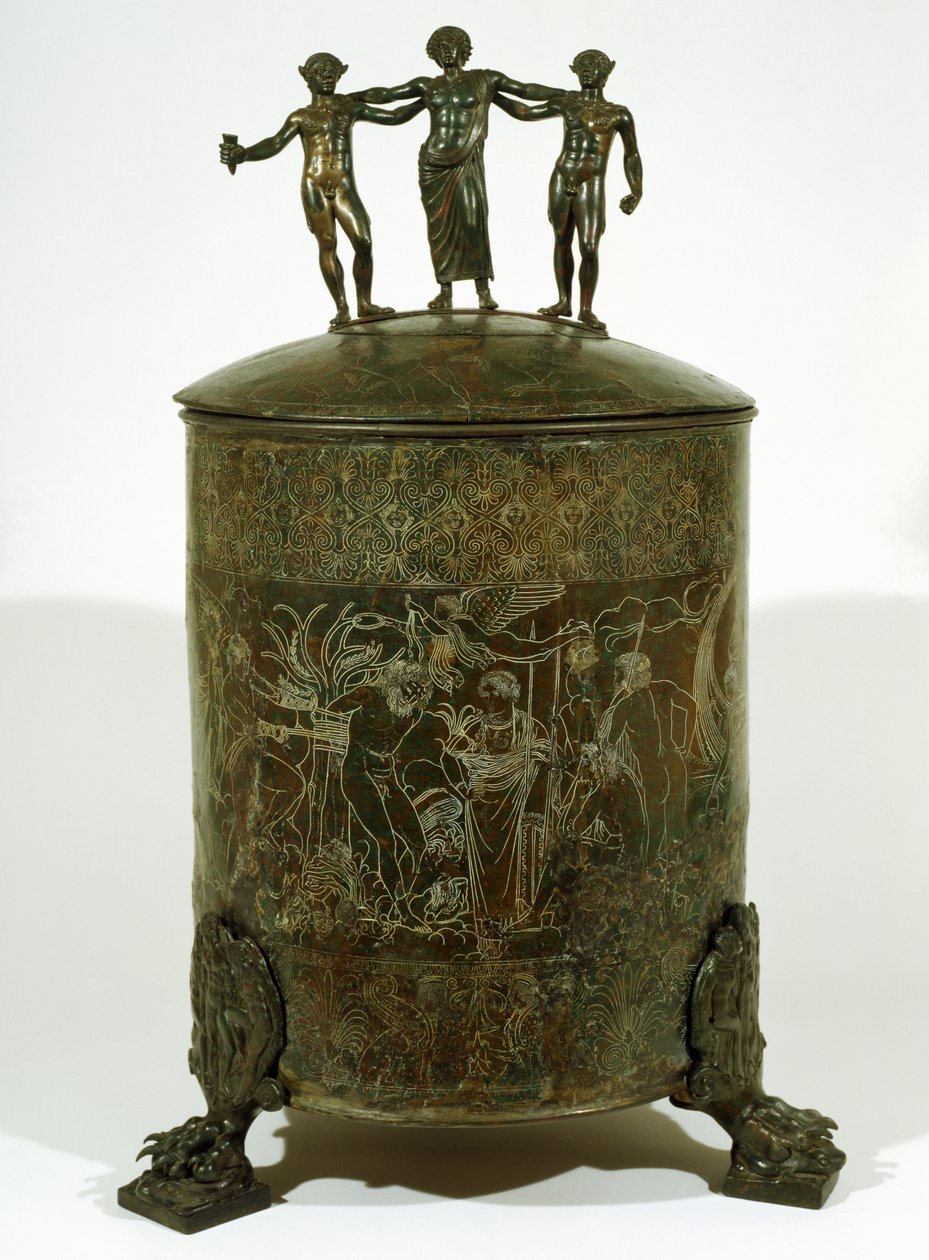 Cista Fioroni, Palestrina de Roman