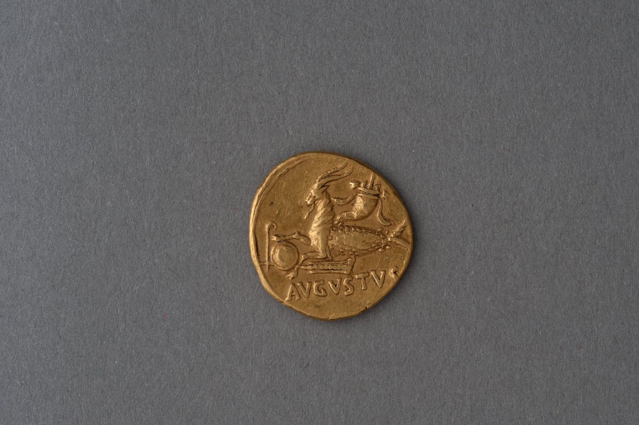 Moneda de Augusto (oro) de Roman