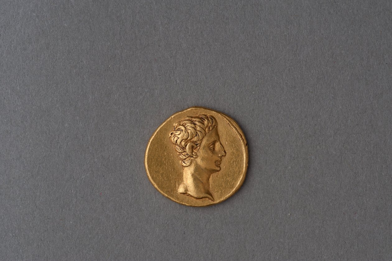 Moneda de Augusto (oro) de Roman