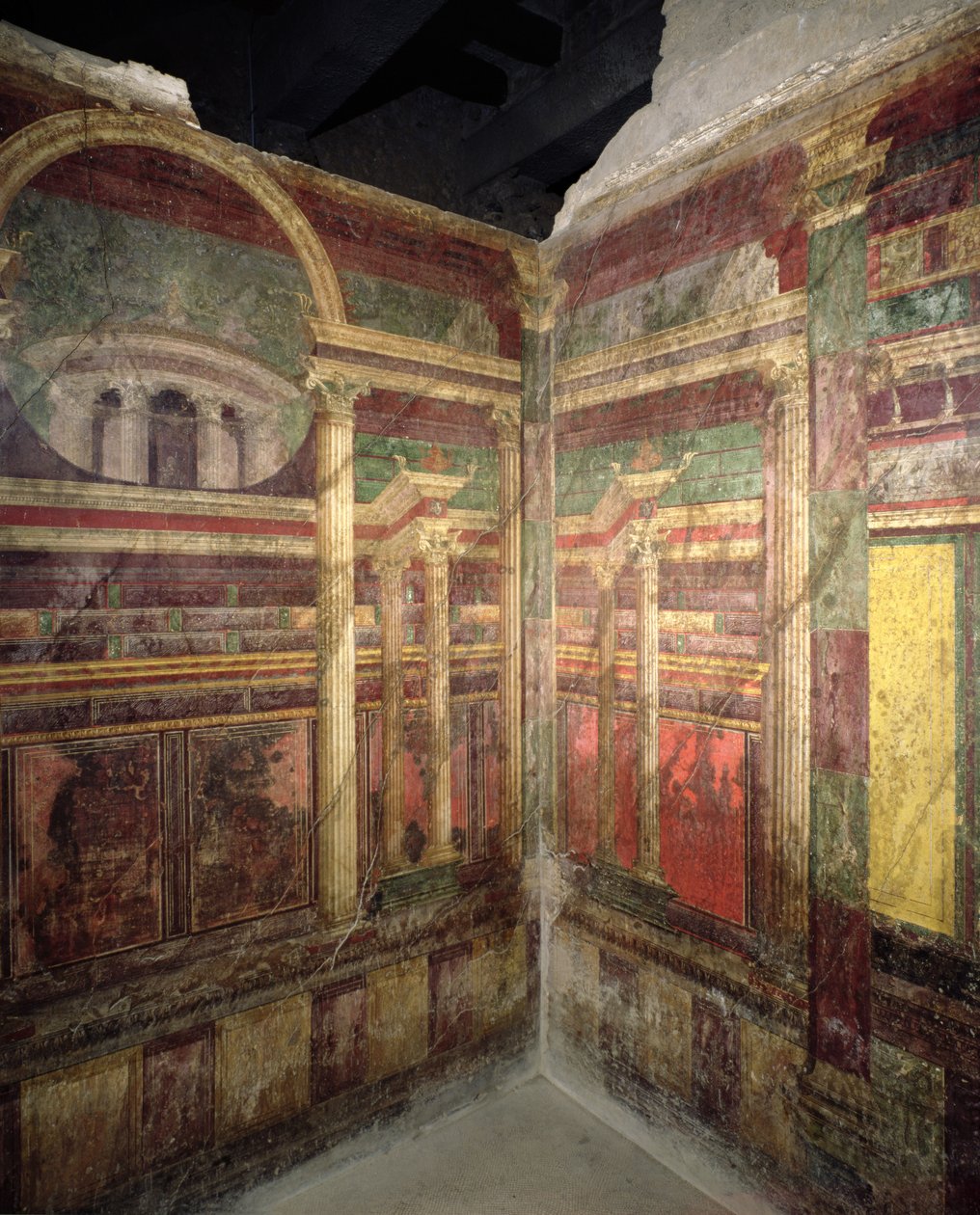 Diferentes perspectivas arquitectónicas, 90-15 a.C. de Roman