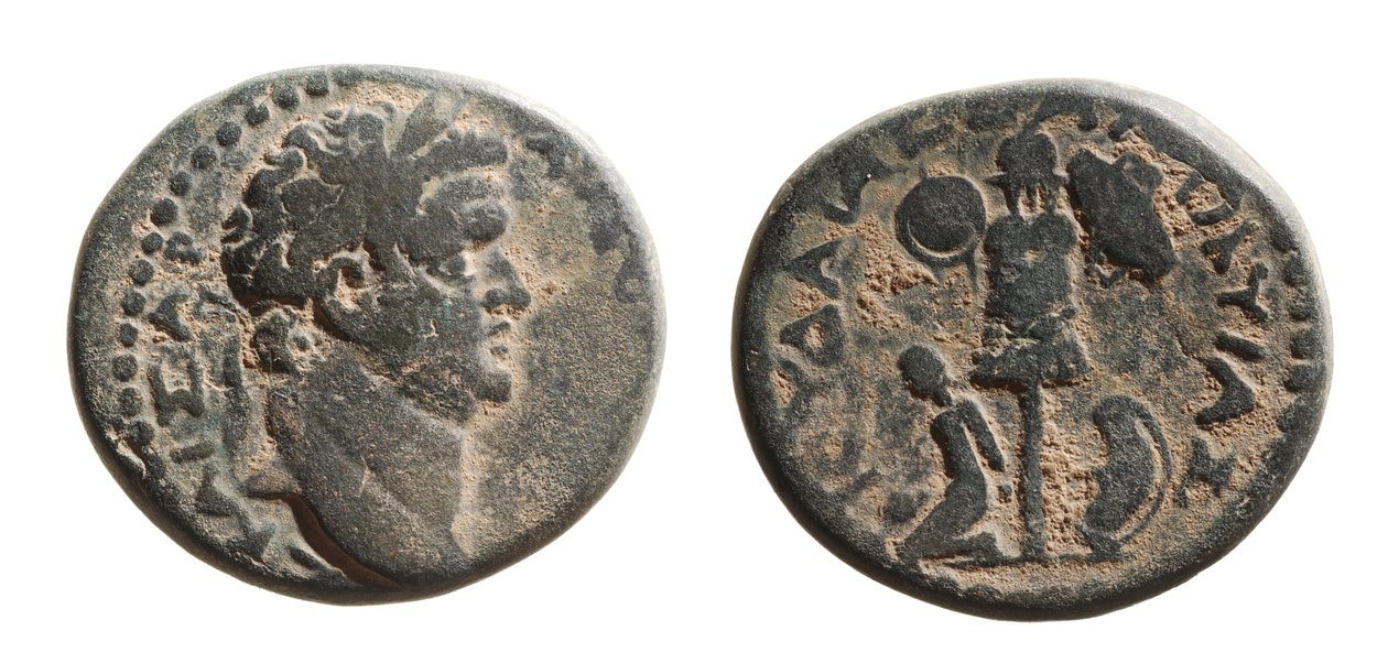 Judea Capta, moneda de Tito de Roman