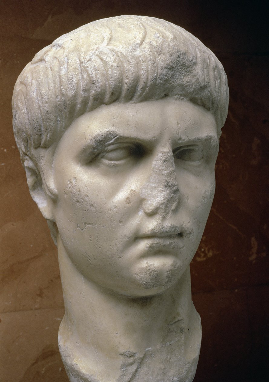 Retrato de Nerón (AD 37-68) de Roman