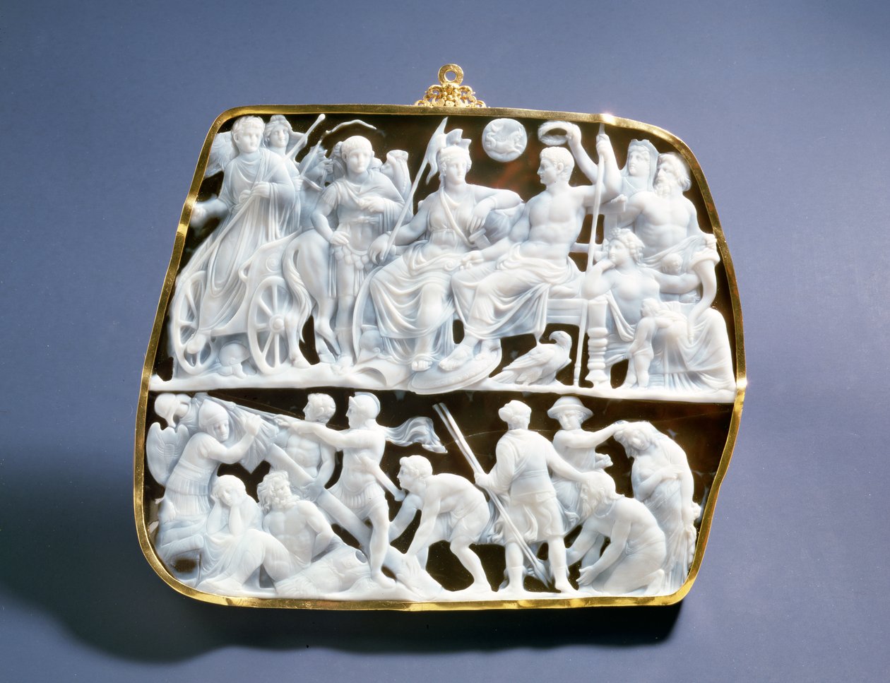 Camafeo de ónix romano, siglo I d.C. de Roman