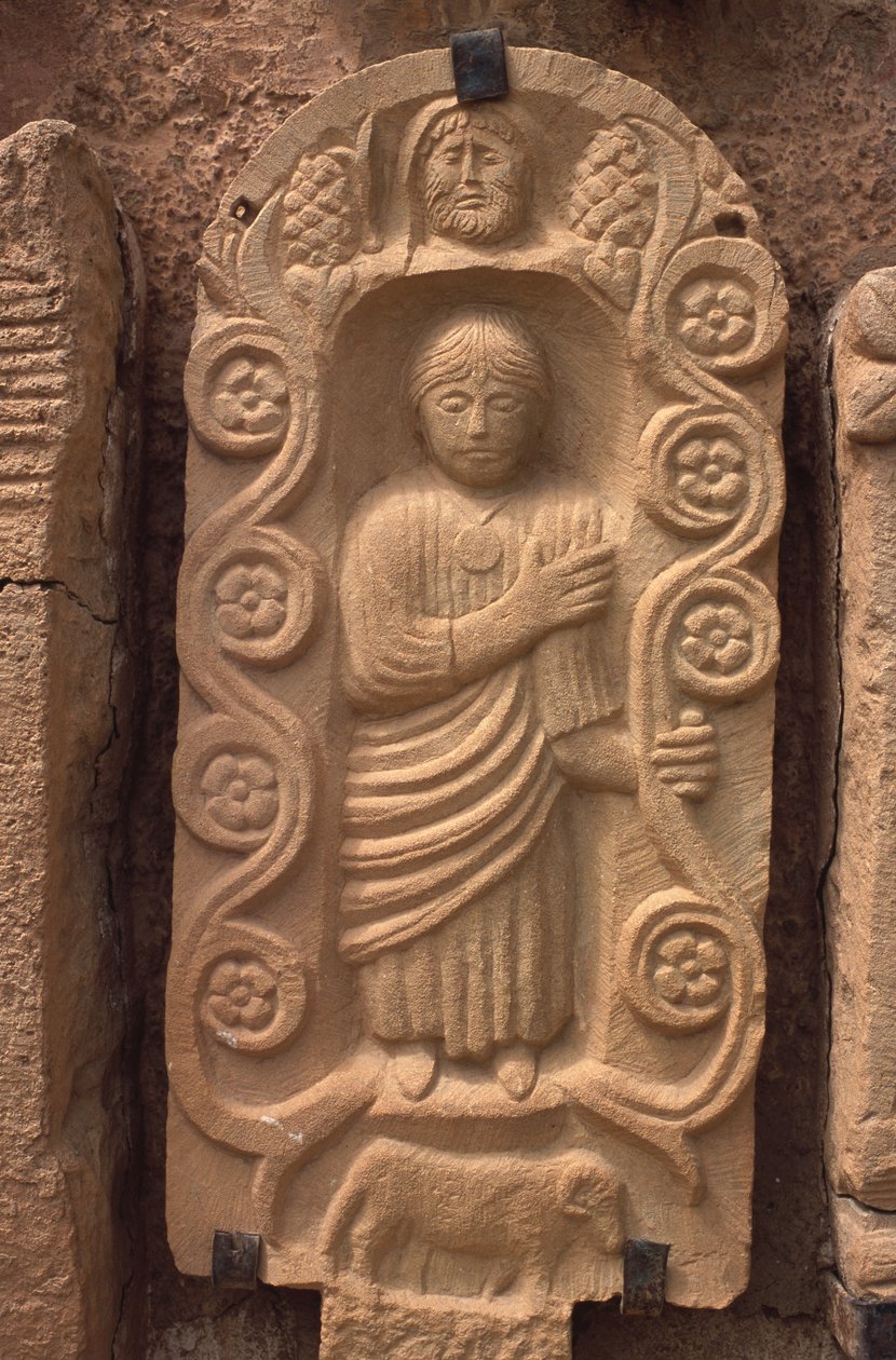 Estela con una figura humana de Roman Imperial Period