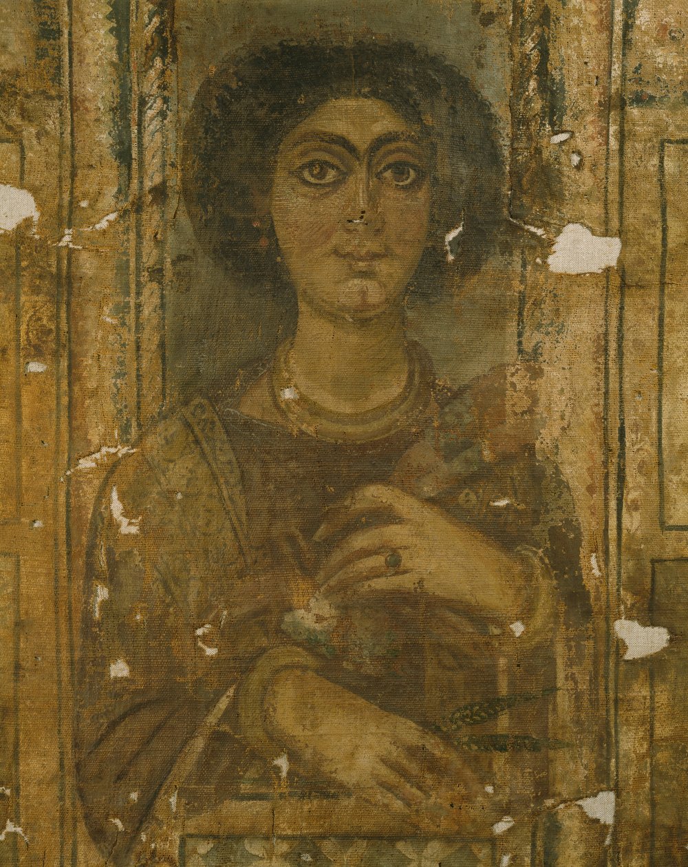 Retrato femenino, siglo III d.C. de Roman Period Egyptian