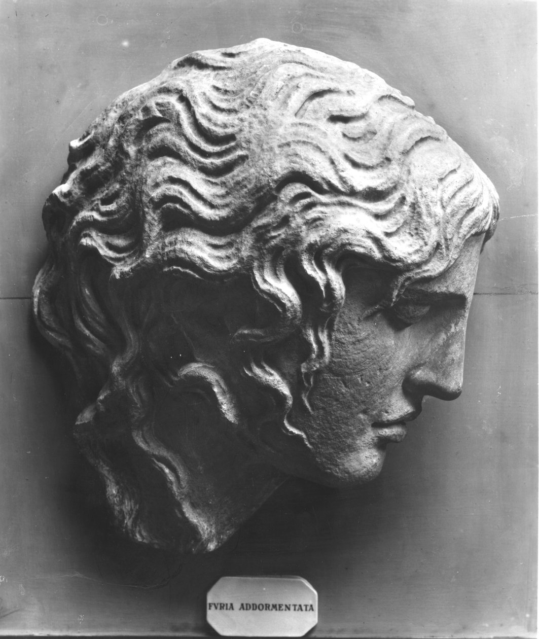 Cabeza de una Furia Durmiente o Medusa Moribunda de Roman Roman