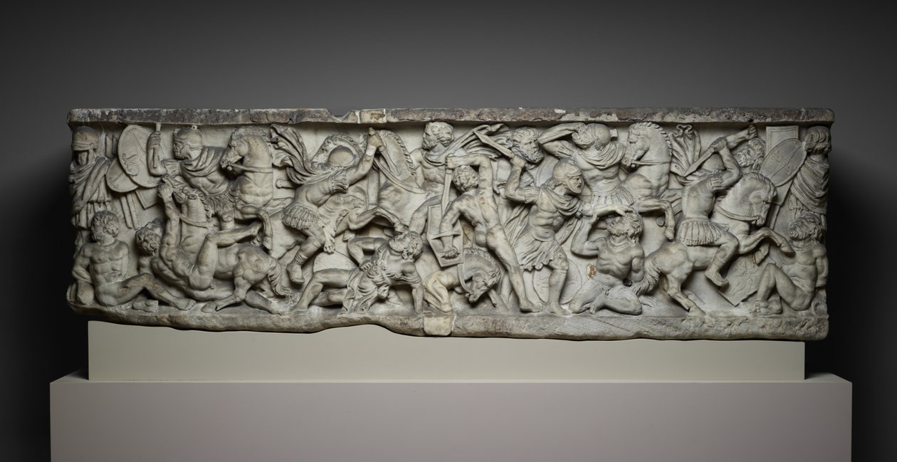 Sarcófago de batalla, c.190 de Roman