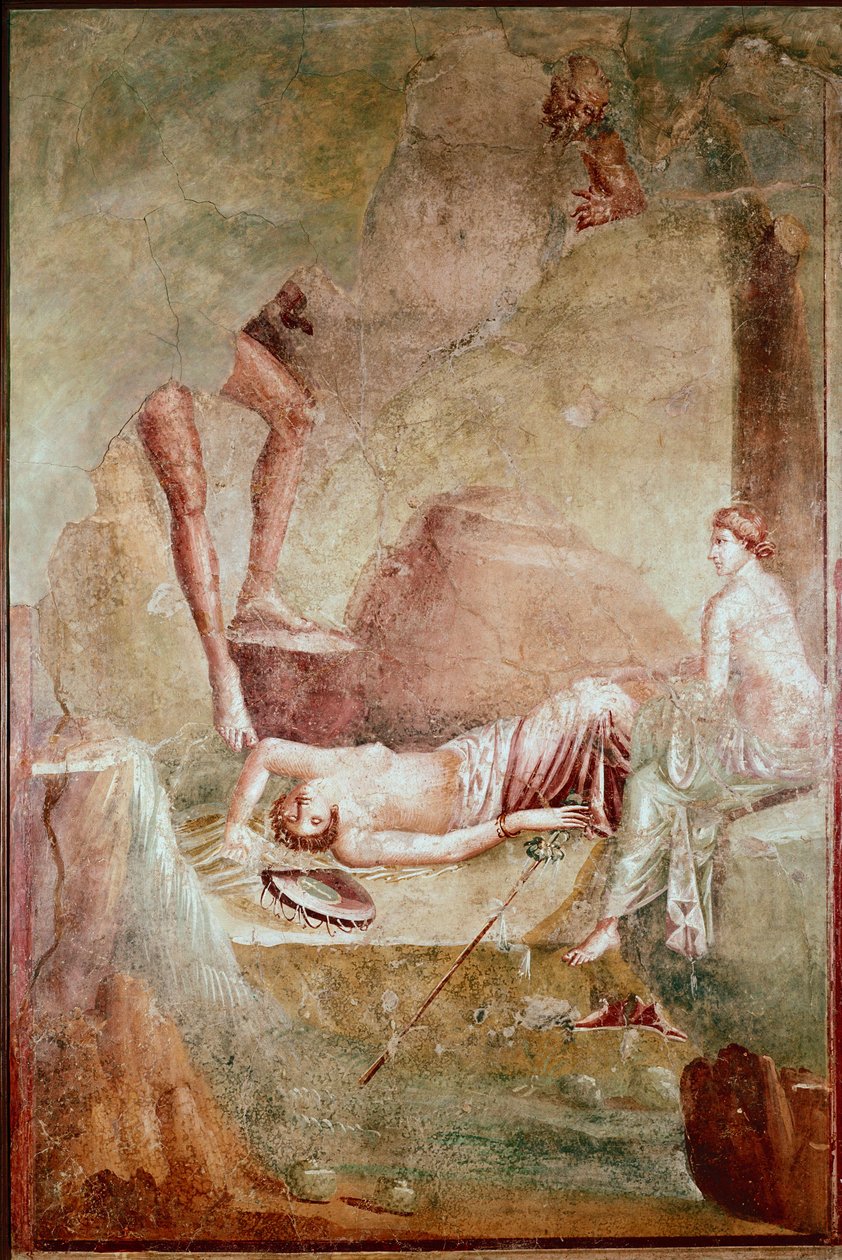 Ménade dormida borracha de Roman