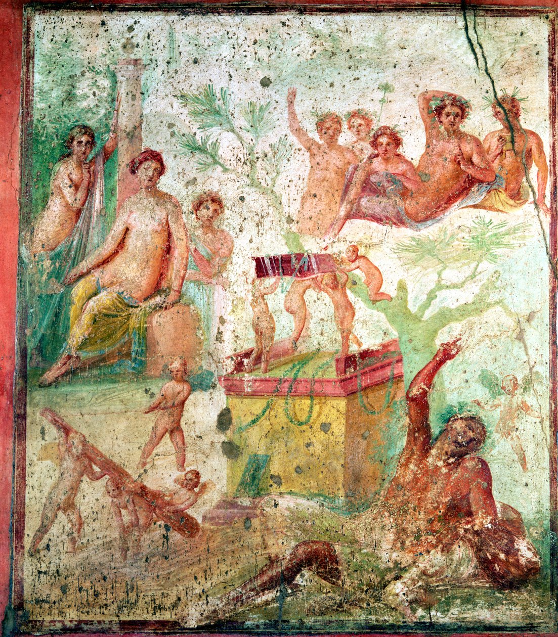 Hércules ebrio, romano, siglo I de Roman