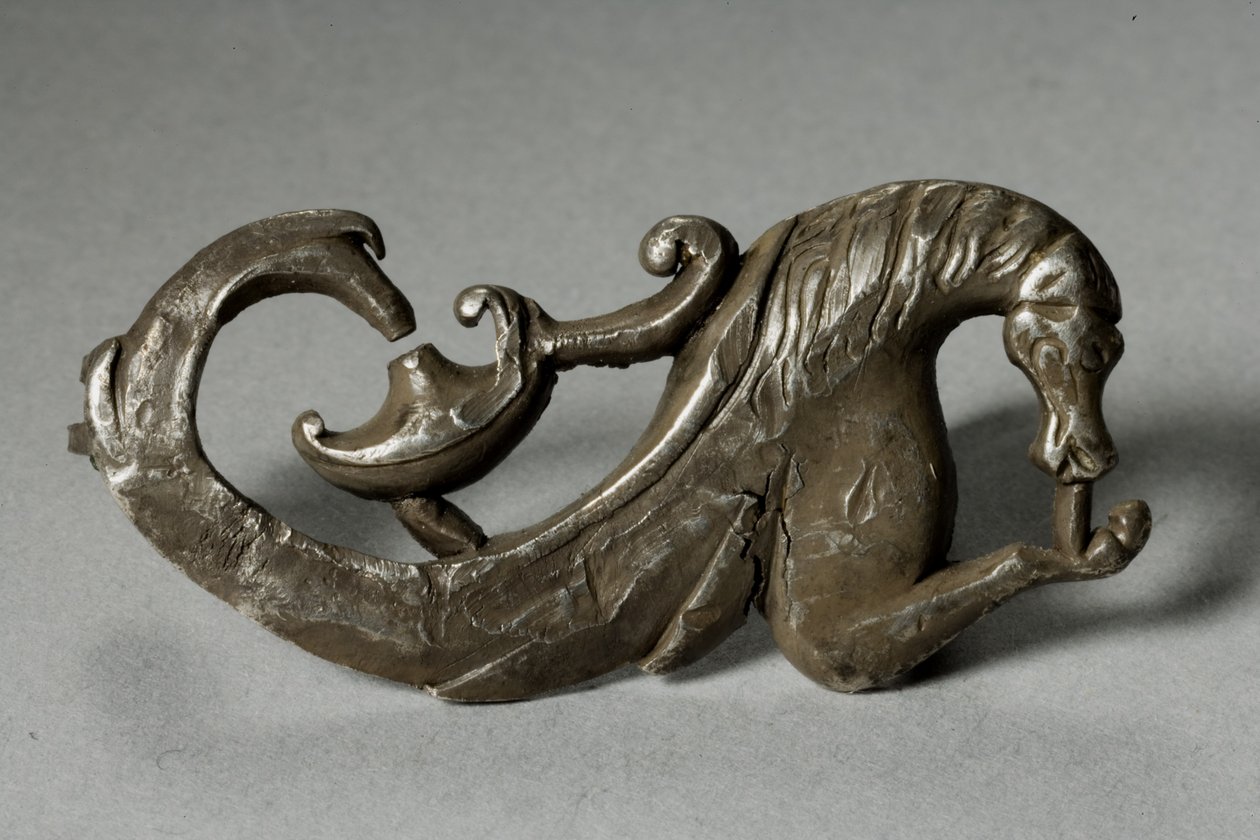 Fíbula de un Hipocampo (plata) de Roman