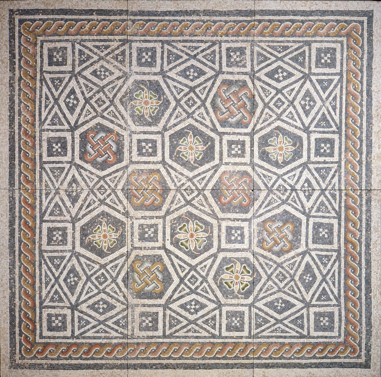 Mosaico, siglo II de Roman
