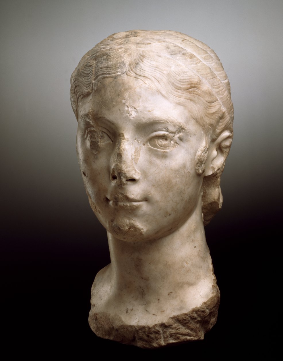 Cabeza de Retrato de Plautilla, 203-05 D.C. de Roman