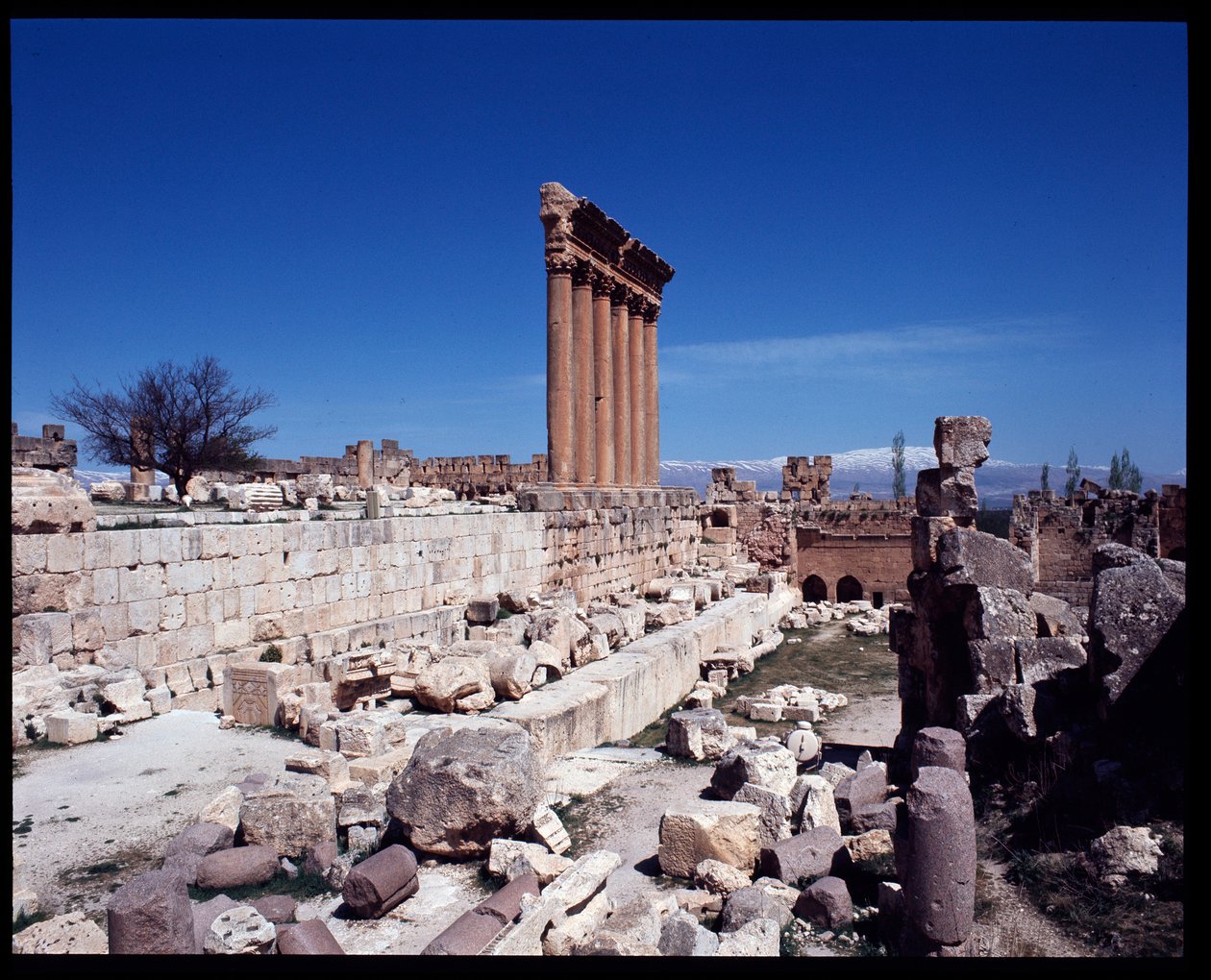 Restos del templo de Júpiter de Roman