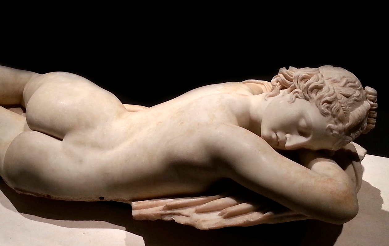 Hermafrodita Durmiente: arte romano, siglo I a.C. de Roman