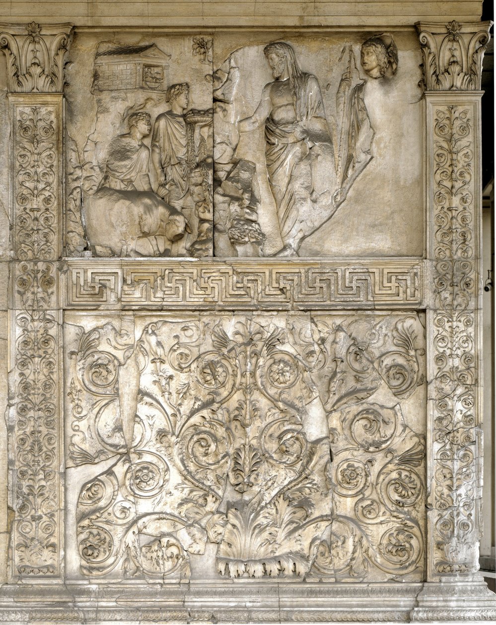 El sacrificio de Eneas a los Penates de Roman