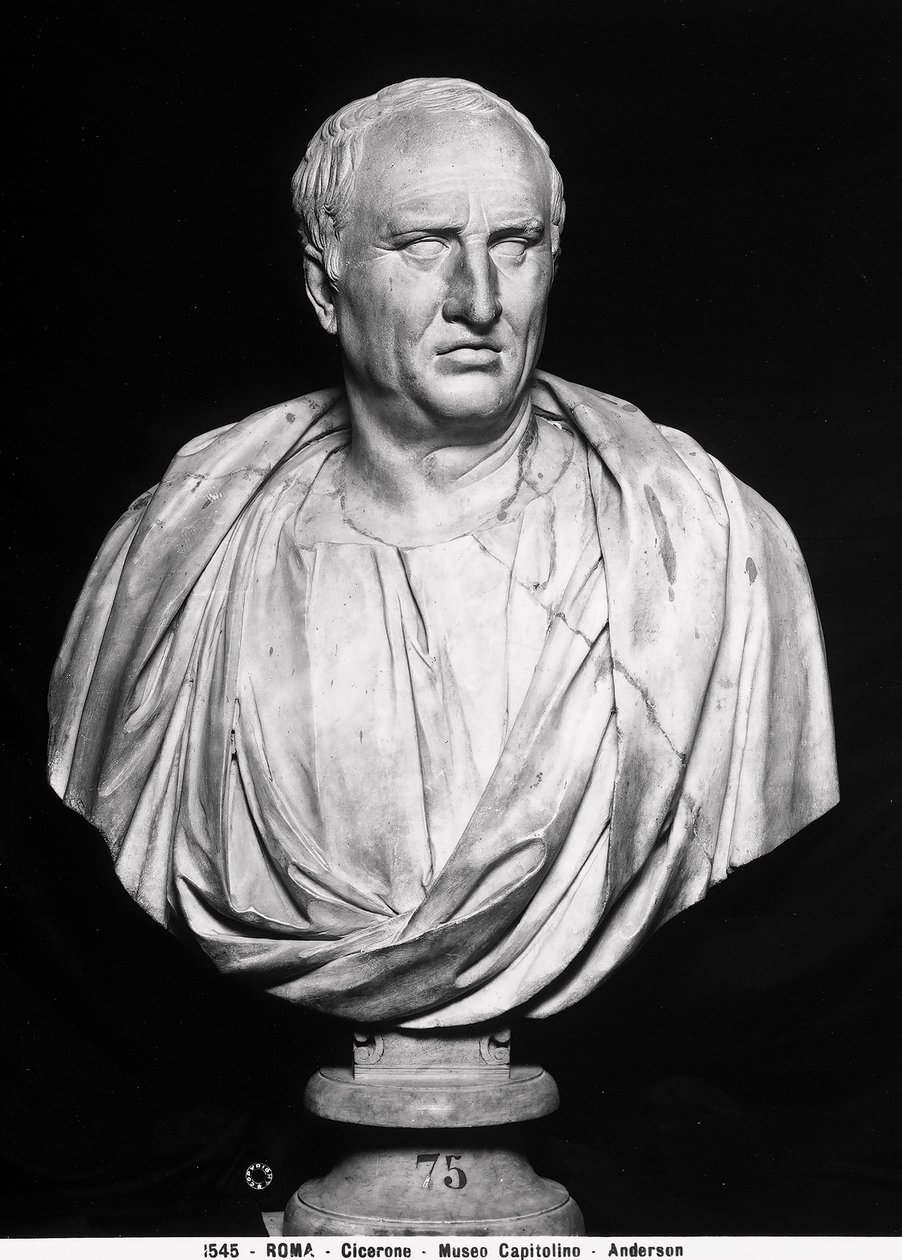 Busto de Marco Tulio Cicerón de Roman Roman