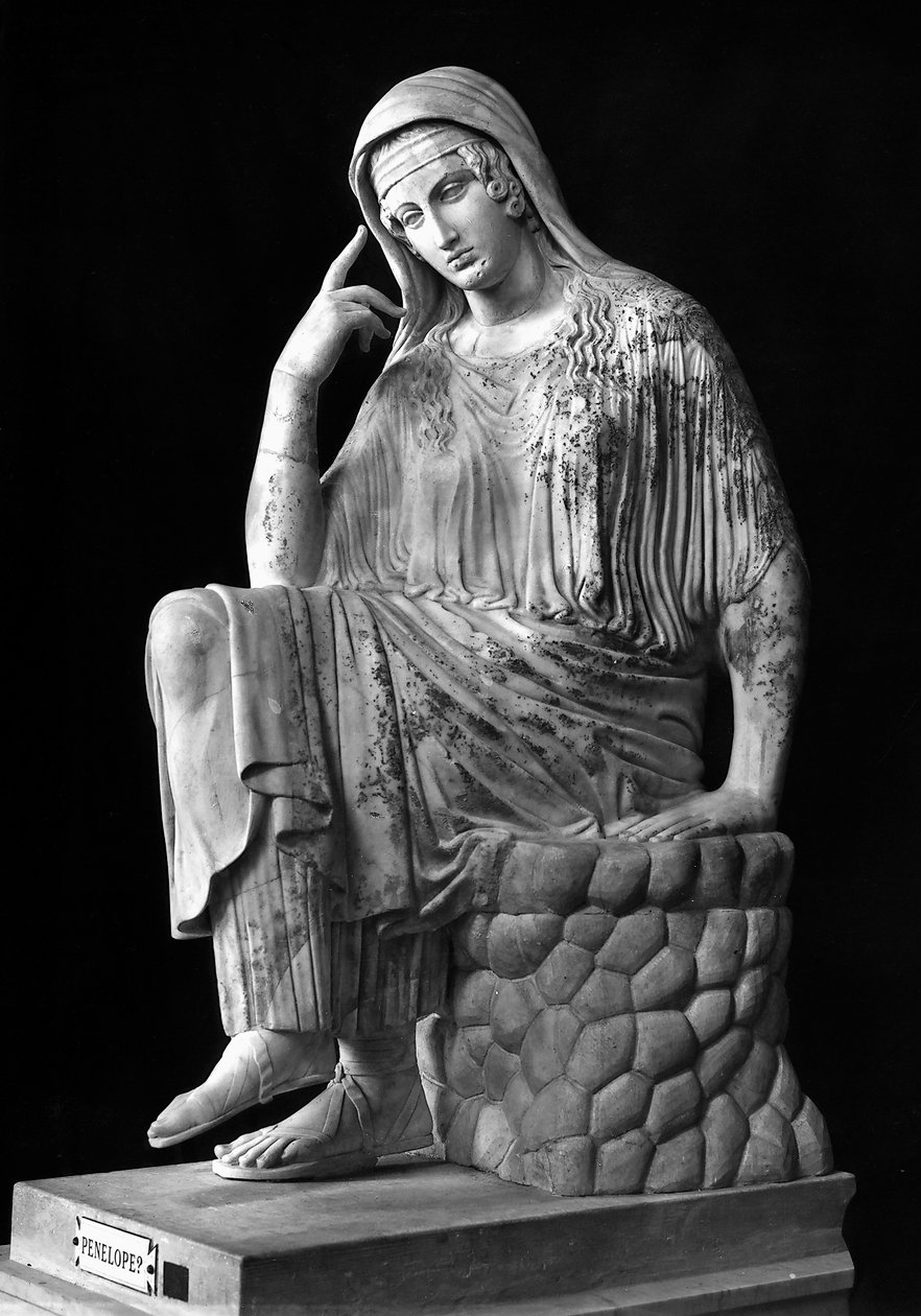 Estatua de Penélope (mármol) de Roman Roman