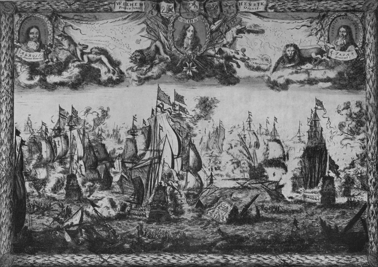 Batalla de Texel de Romeyn de Hooghe