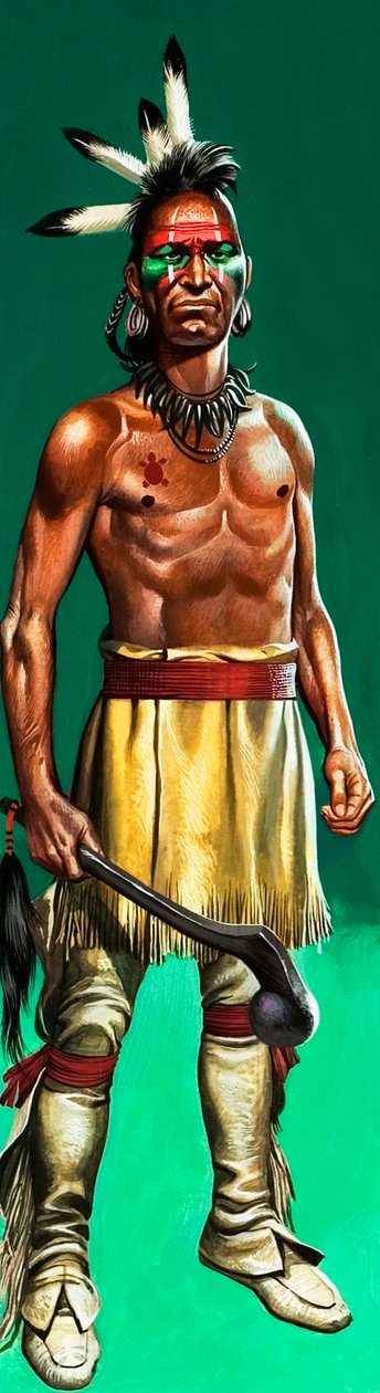 Guerrero iroqués de Ron Embleton