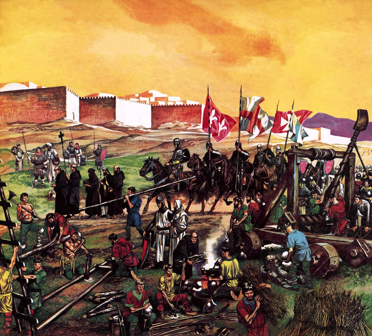 Las Cruzadas. La toma de Jerusalén de Ron Embleton