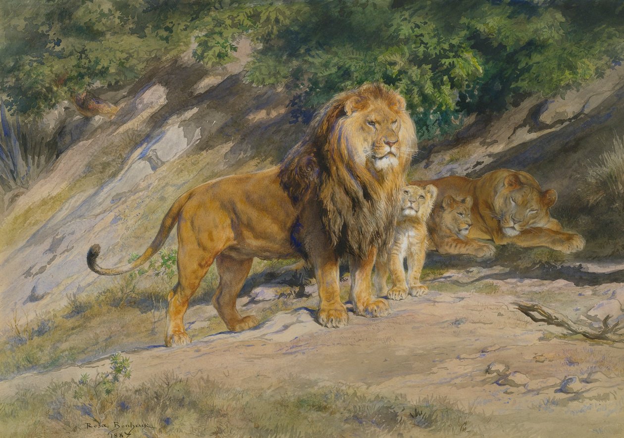 El Rey observa de Rosa Bonheur
