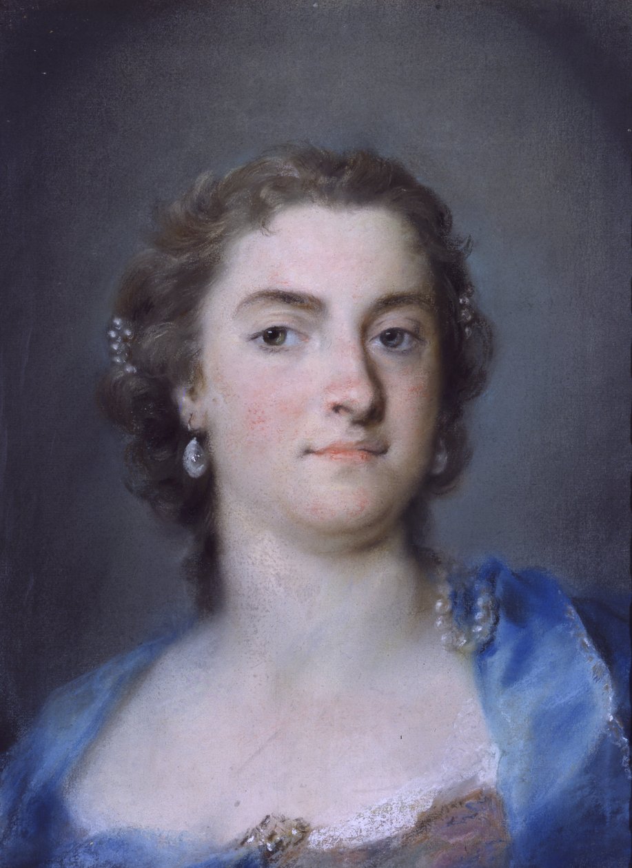 Retrato de Faustina Bordoni Hasse de Rosalba Carriera