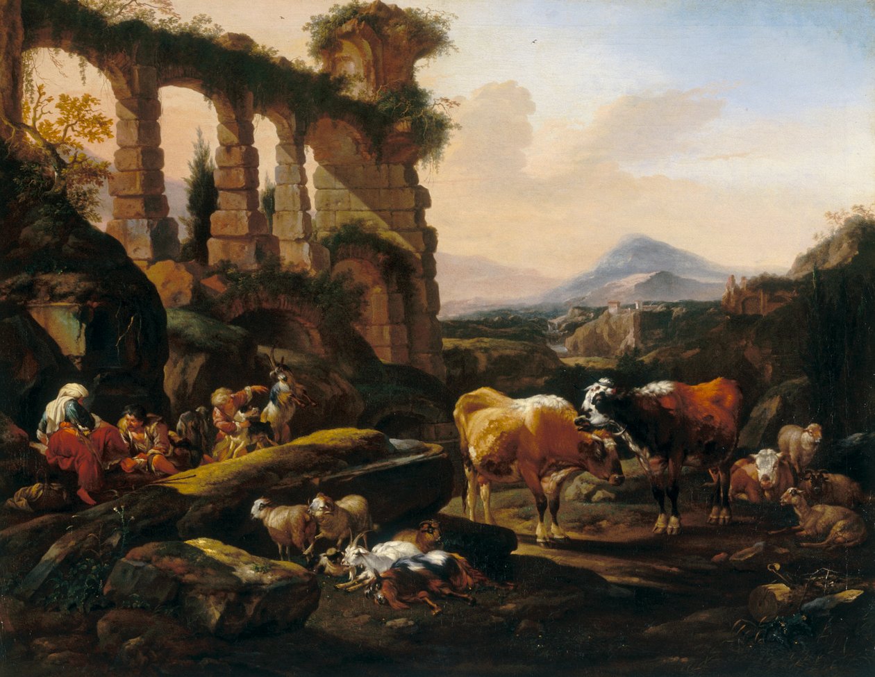 Escena pastoral de Ross Johann