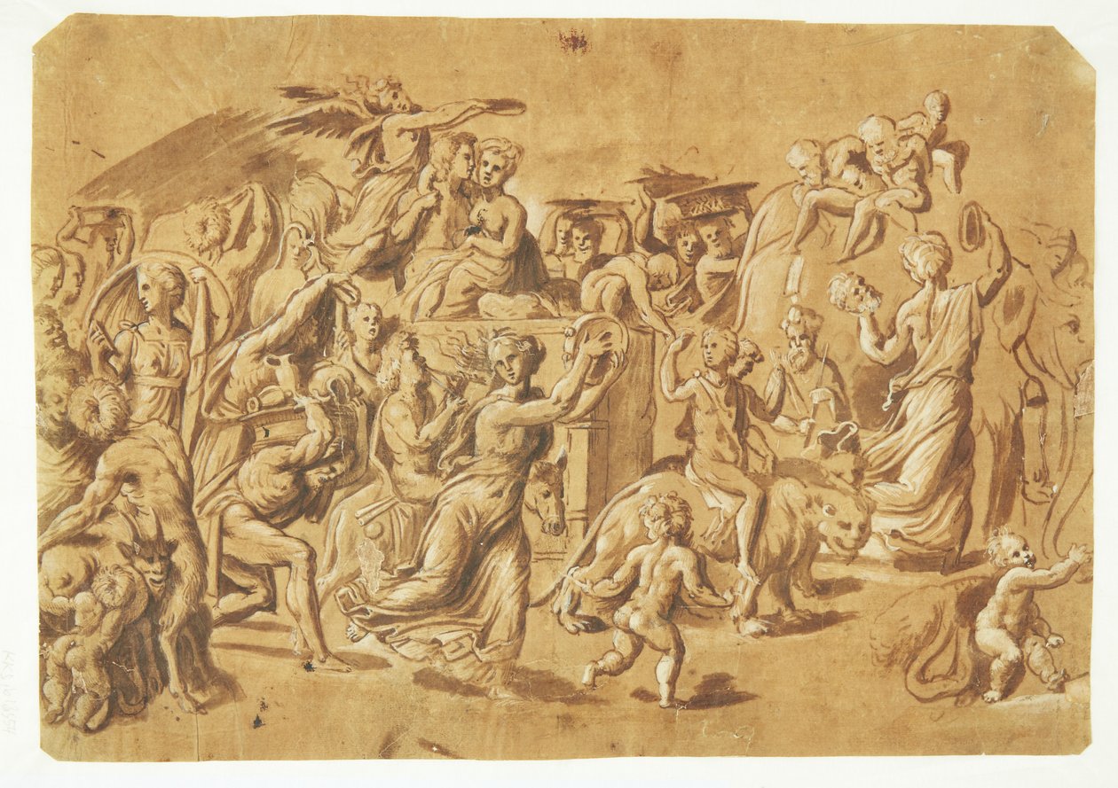 El triunfo de Baco de Rosso Fiorentino