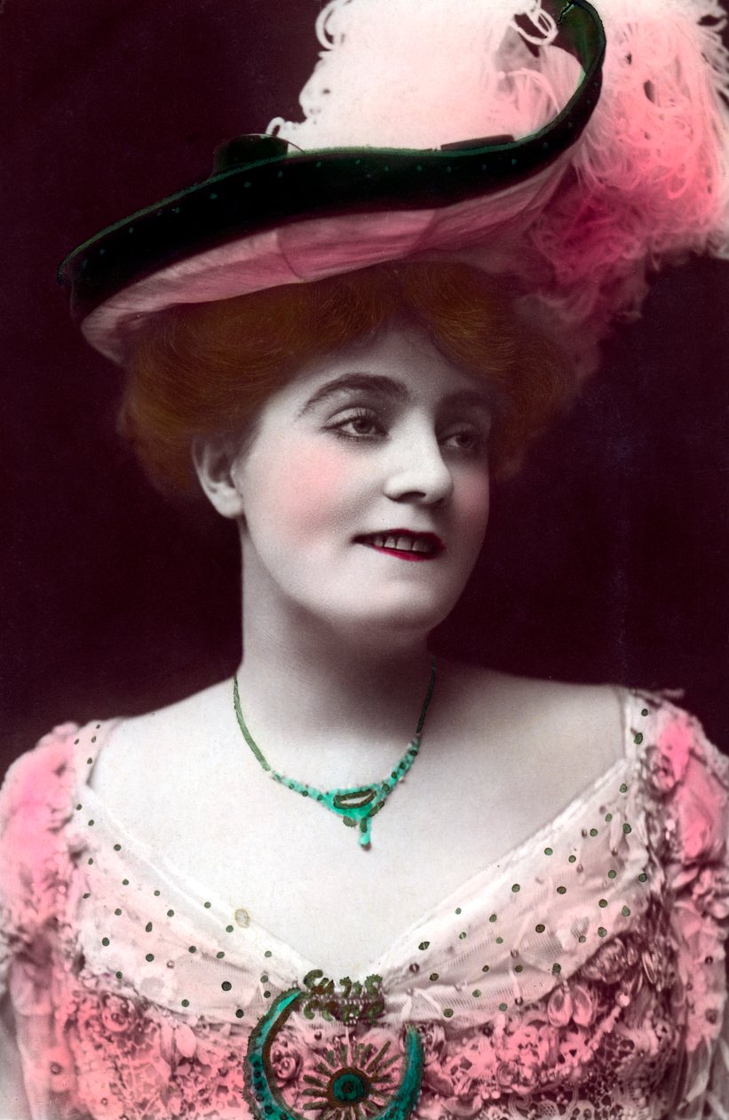 Evie Greene 1875-1917, actriz inglesa, 1906 de Rotary Photo