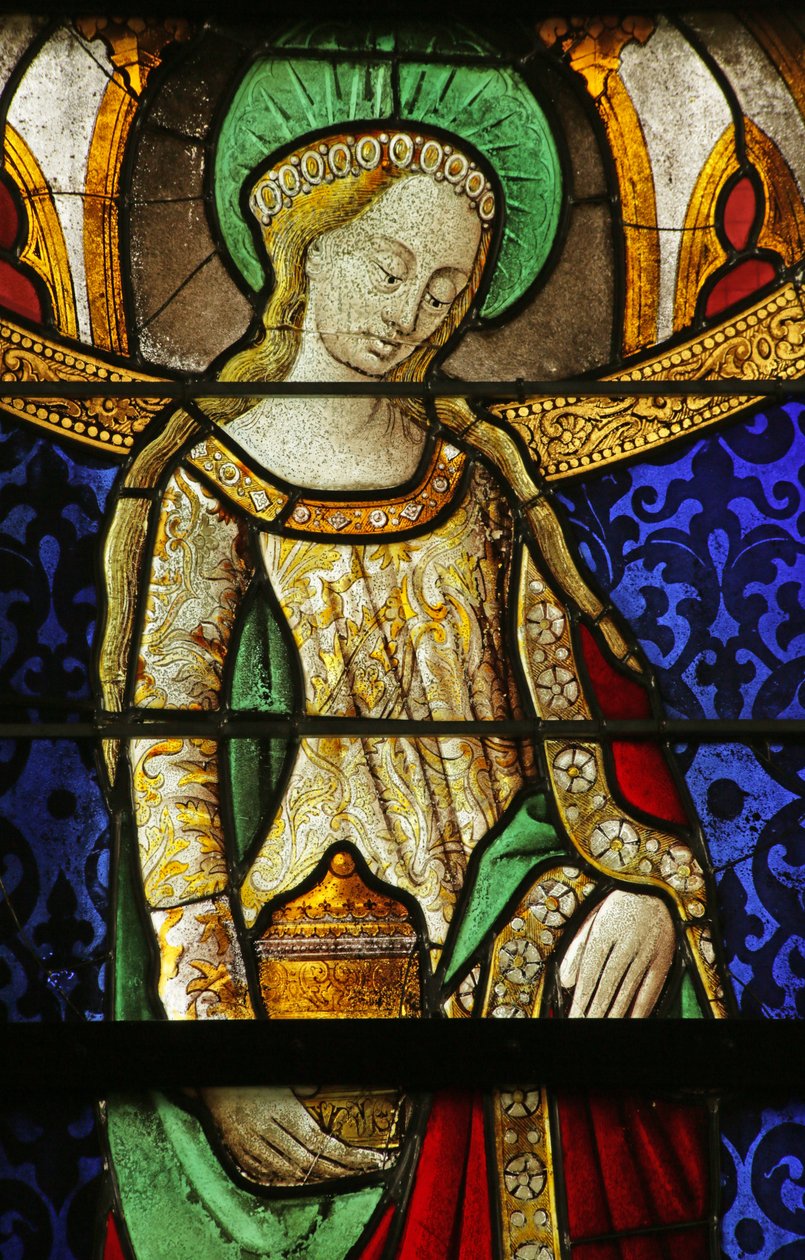 Ventana que representa a Santa María Magdalena (detalle) de Rouen School