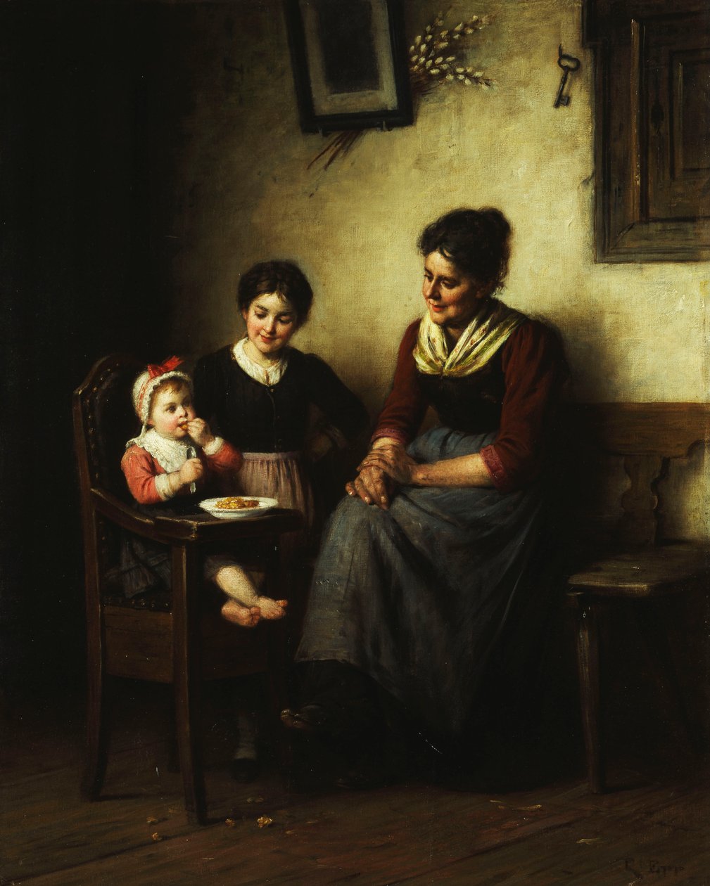 Hora de comer del bebé de Rudolf Epp
