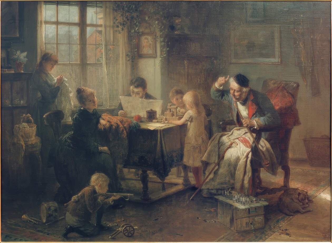 Escena familiar de Rudolf Hausleithner