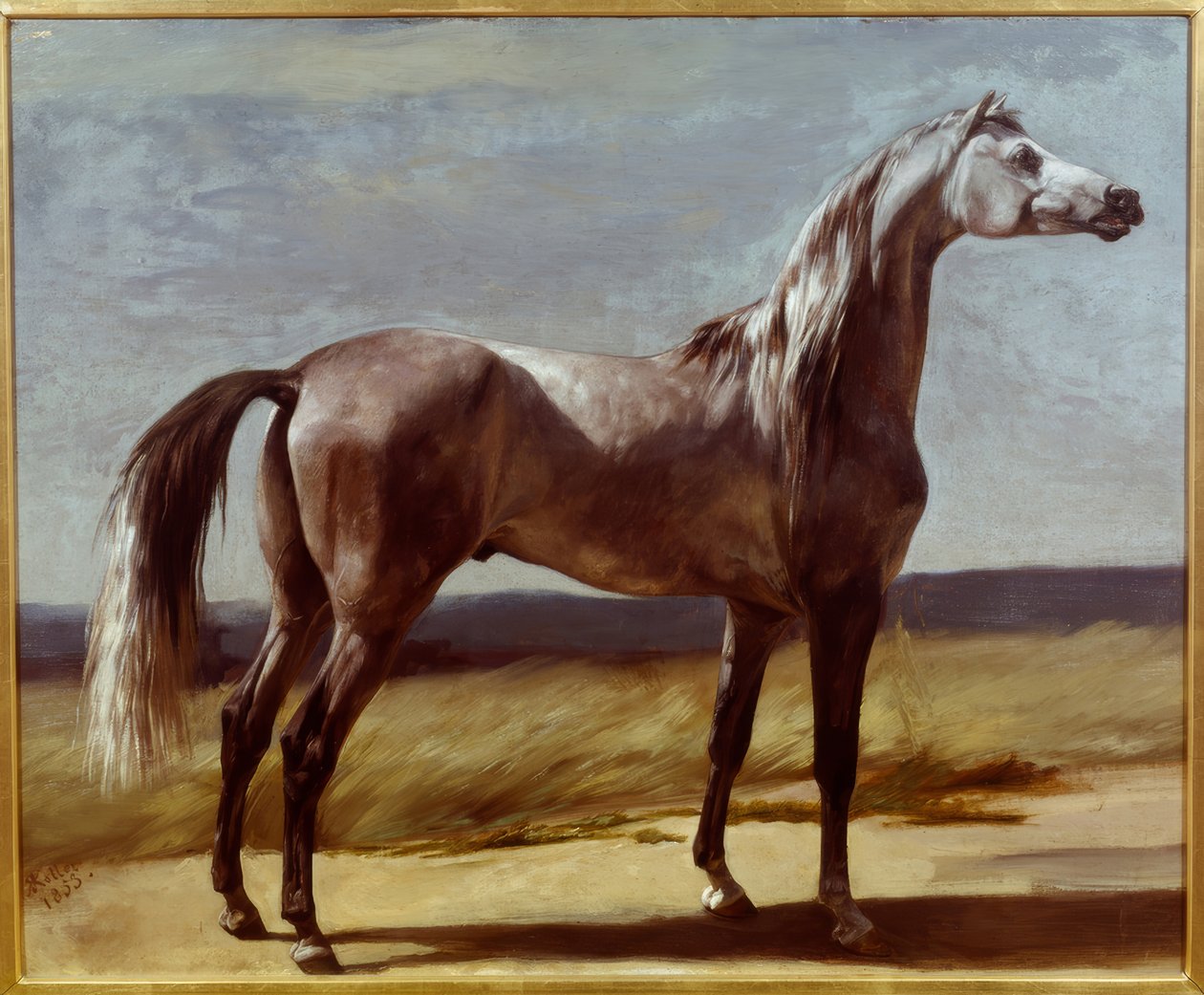 Caballo en un paisaje de Rudolf Koller