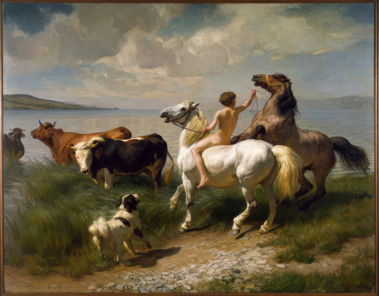Estanque de caballos de Rudolf Koller
