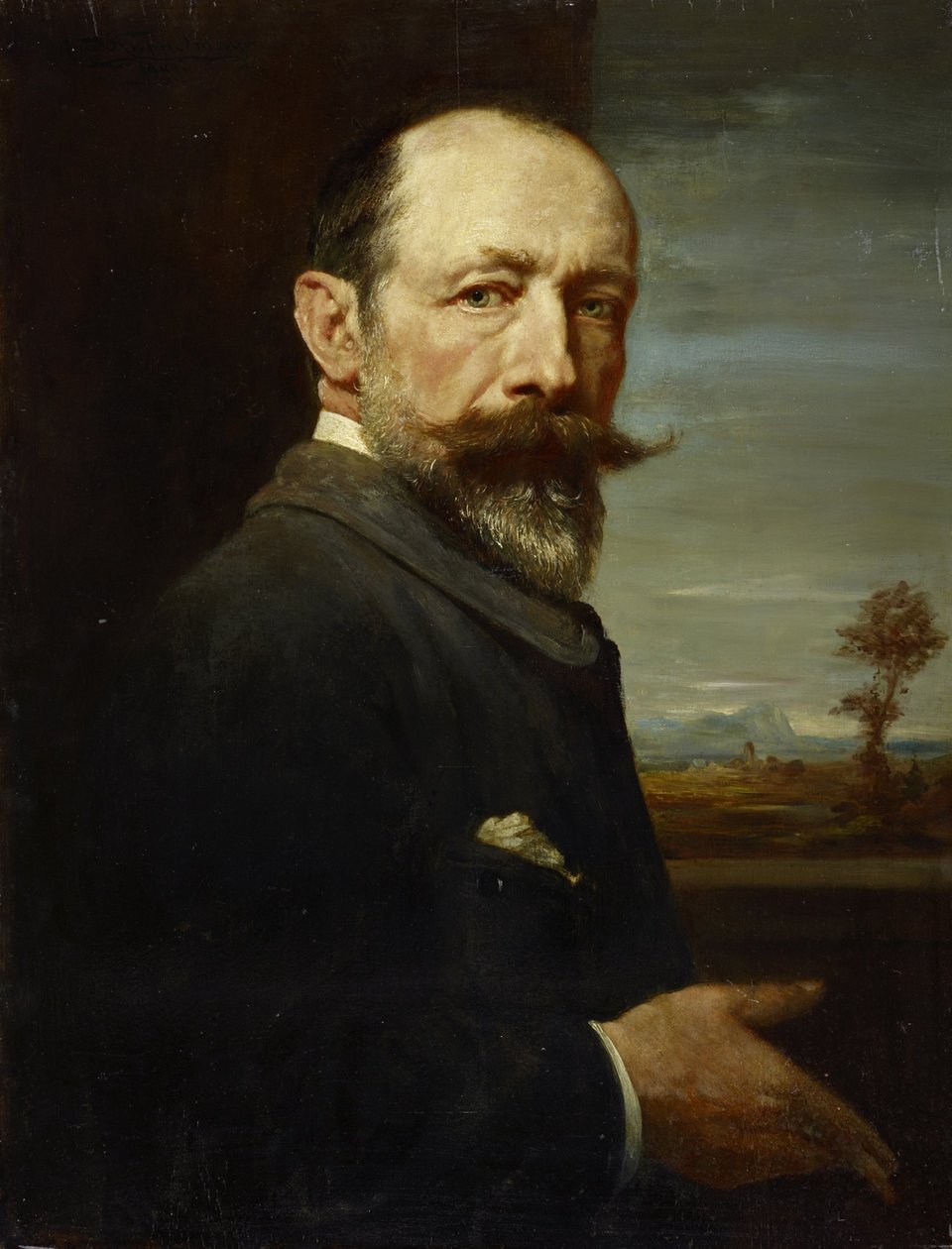 Auto retrato de Rudolf Michael Kuppelmayr