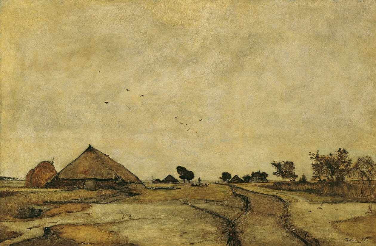 paisaje holandés de Rudolf Ribarz