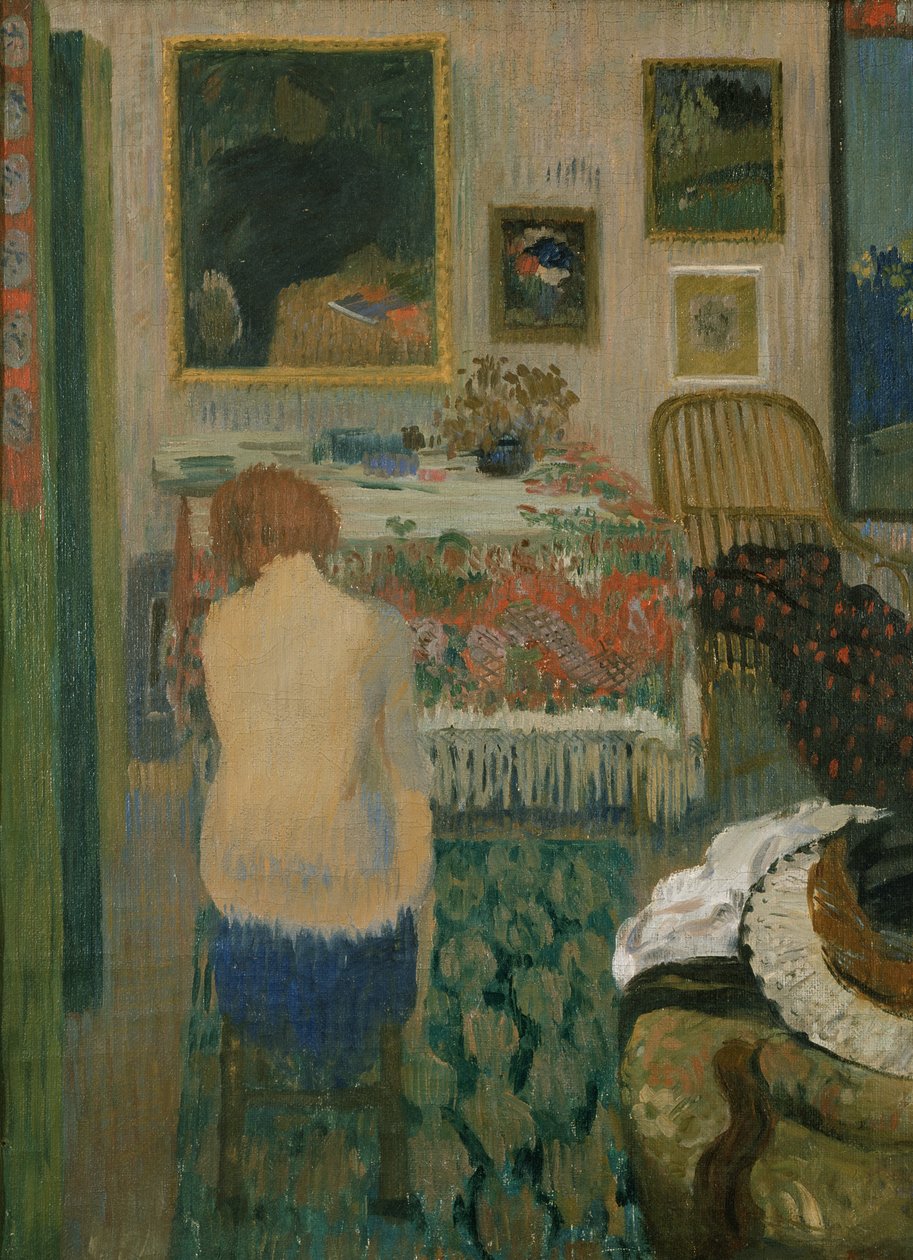 Desnudo en el estudio de Rudolf Vejrych