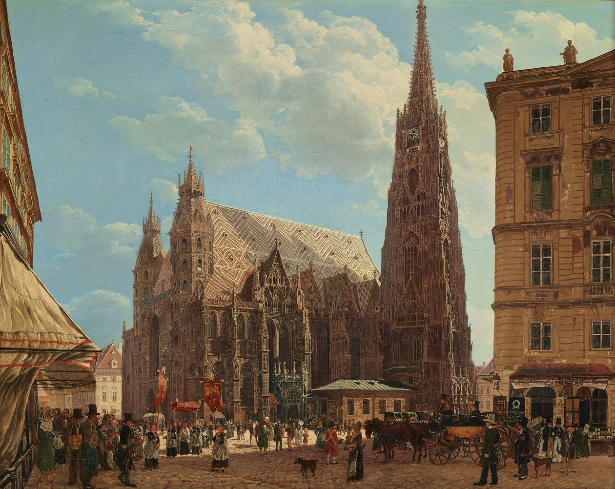 Catedral de San Esteban en Viena de Rudolf von Alt
