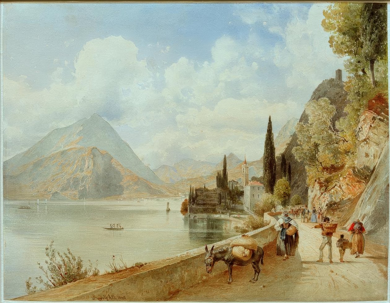 Varenna (Lombardía, Italia) de Rudolf von Alt