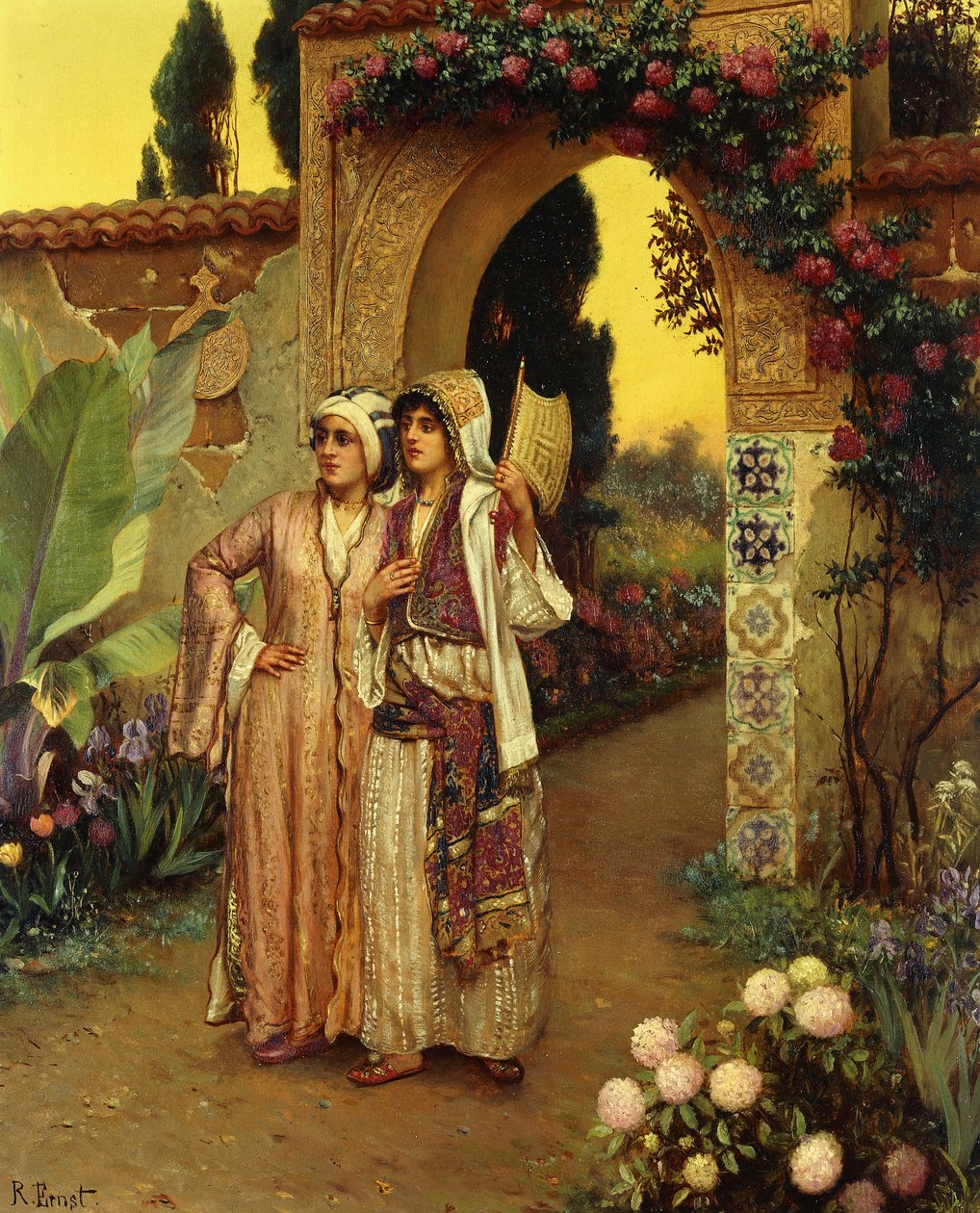 En el Jardín del Harén de Rudolphe Ernst
