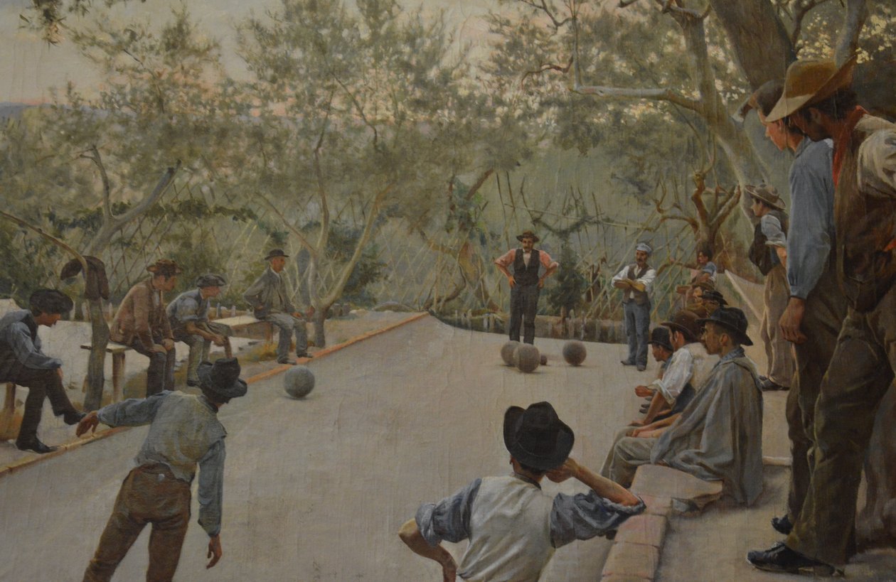Il Gioco delle Bocce (detalle) de Ruggero Focardi