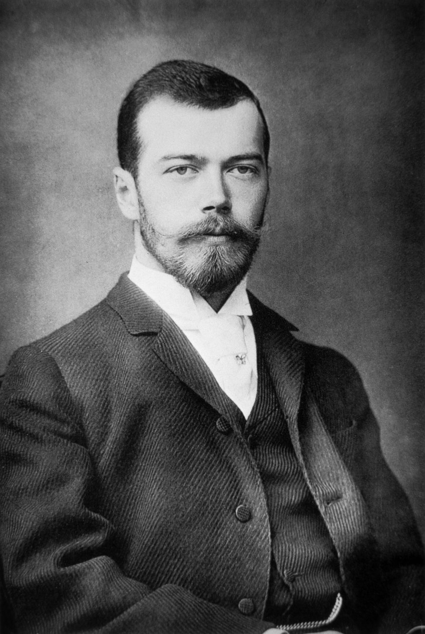 Nicolás II como Zarevich, c.1892 de Russian Photographer