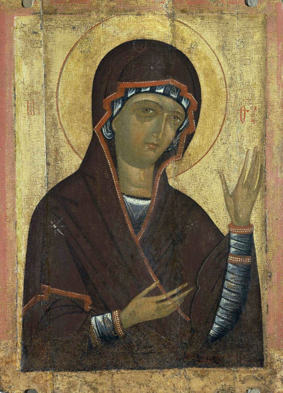 Virgen Paraklesis de Russian icon.