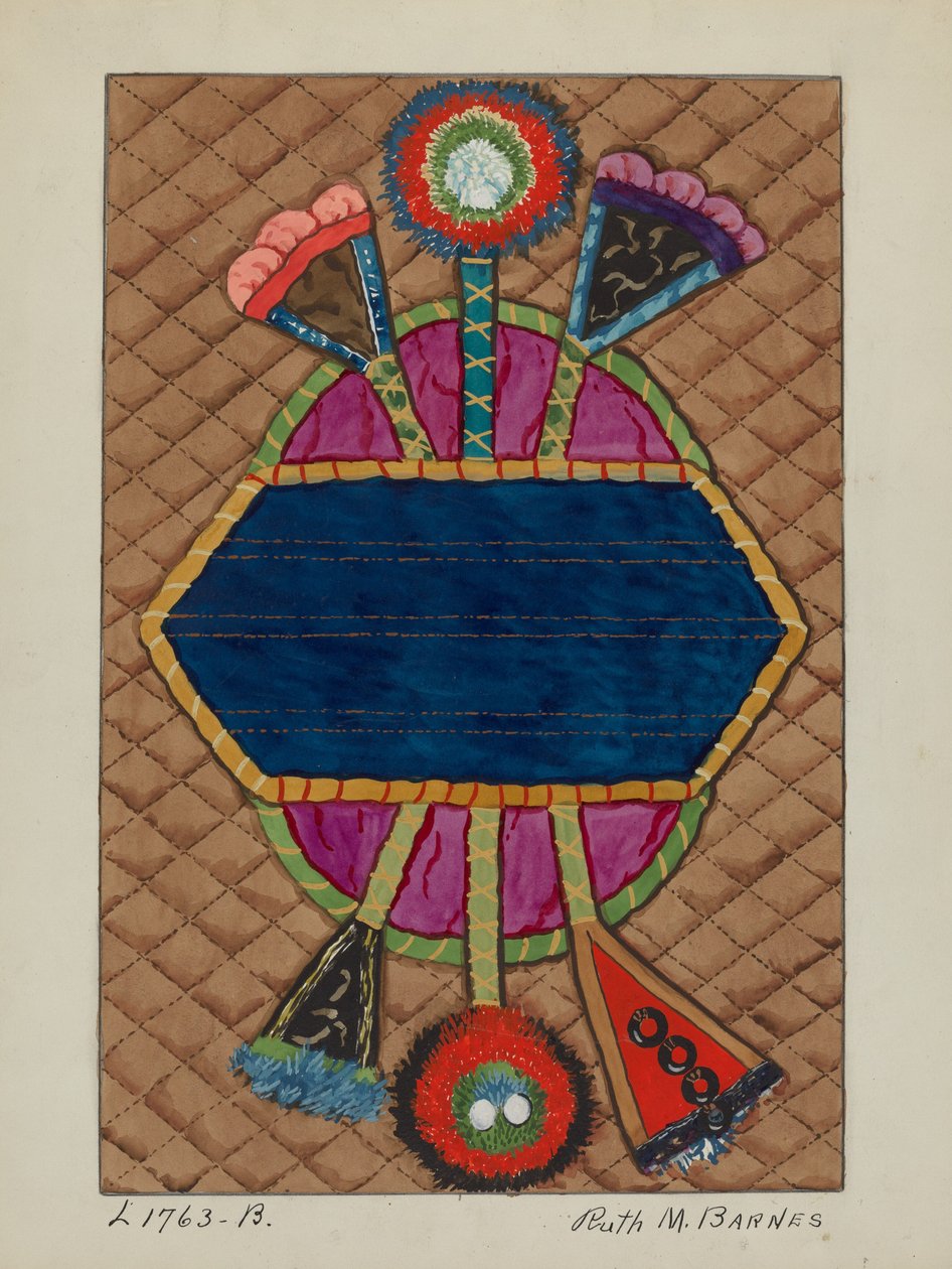 Colcha de apliqué, c. 1936 de Ruth M Barnes