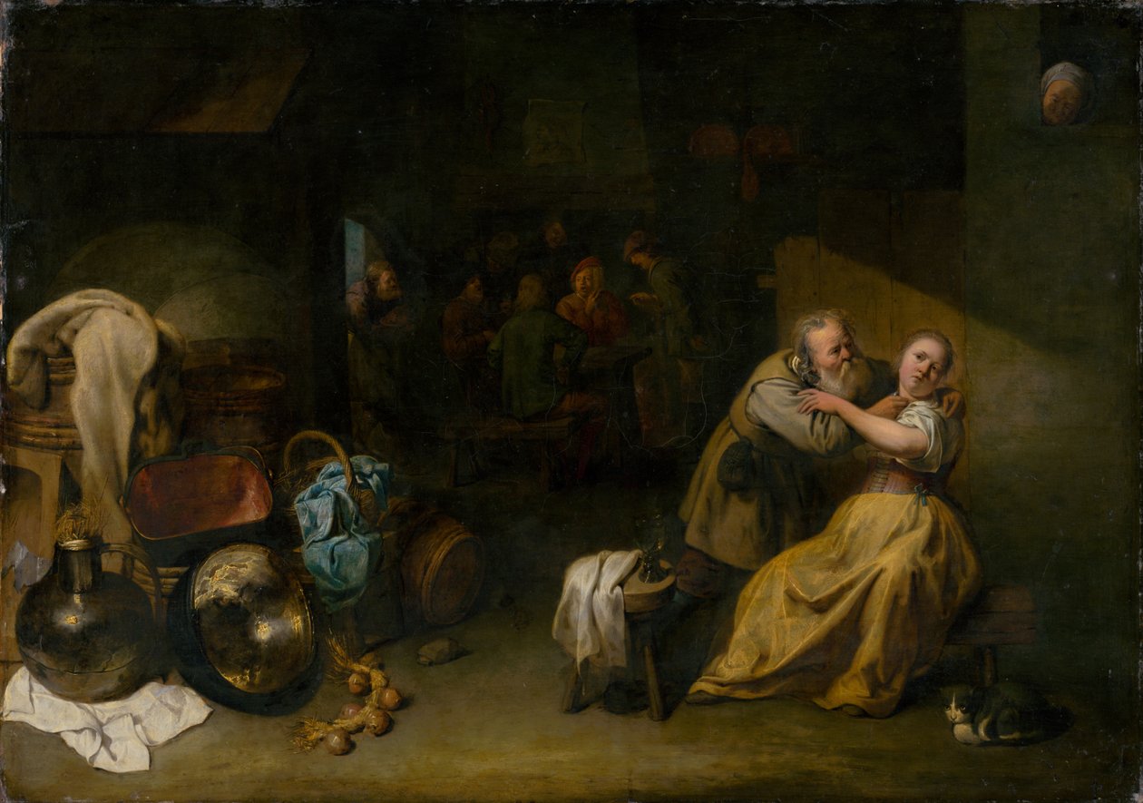 Escena de taberna, 1652 de Ryckaert