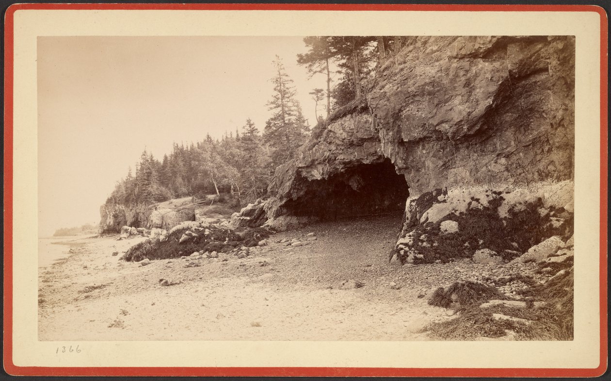[Cueva, posiblemente en Mt. Desert, Maine] de S.R. Stoddard